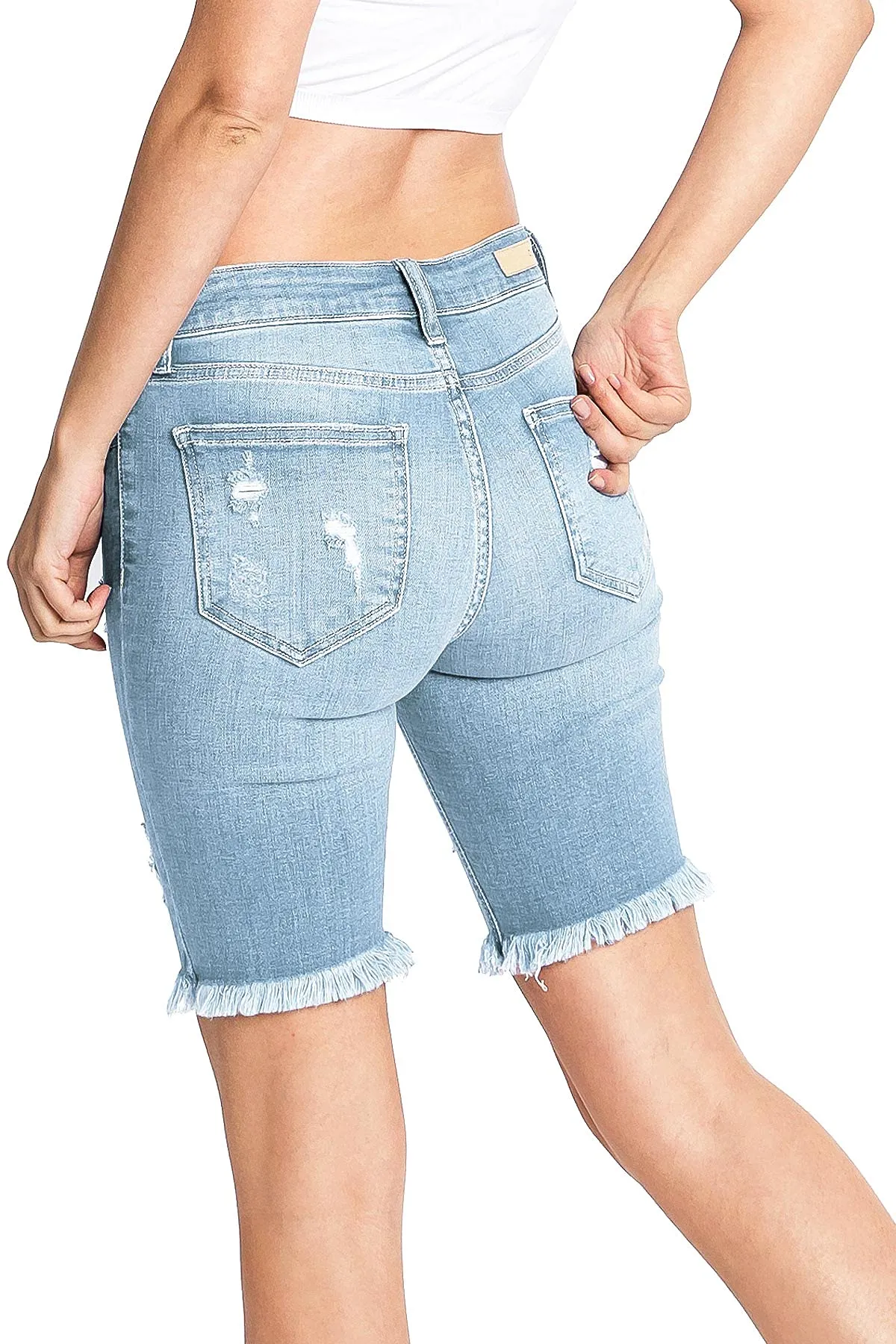 Sandy Bermuda Denim Shorts