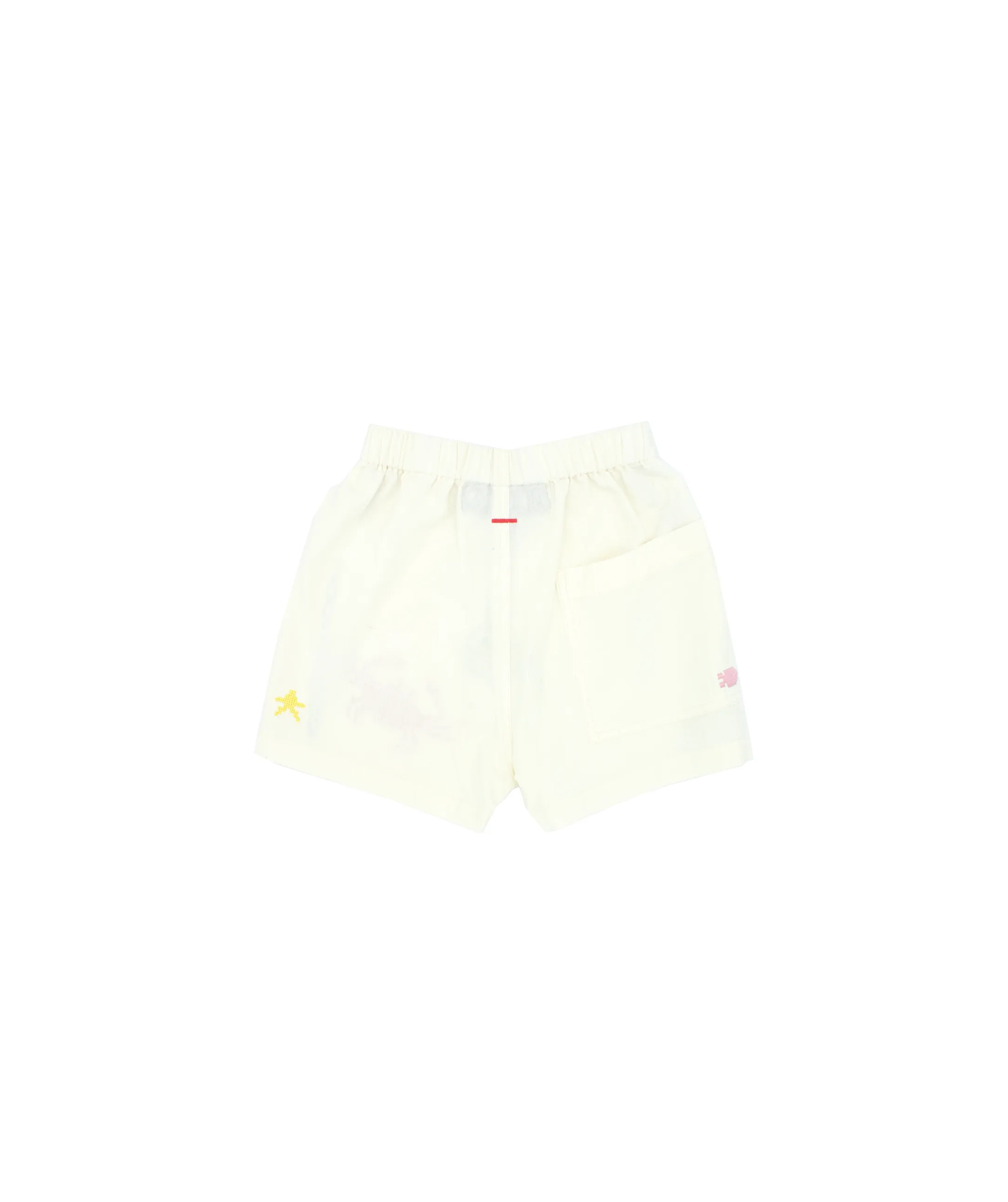 Santi Cross-Stitch Cabana Shorts