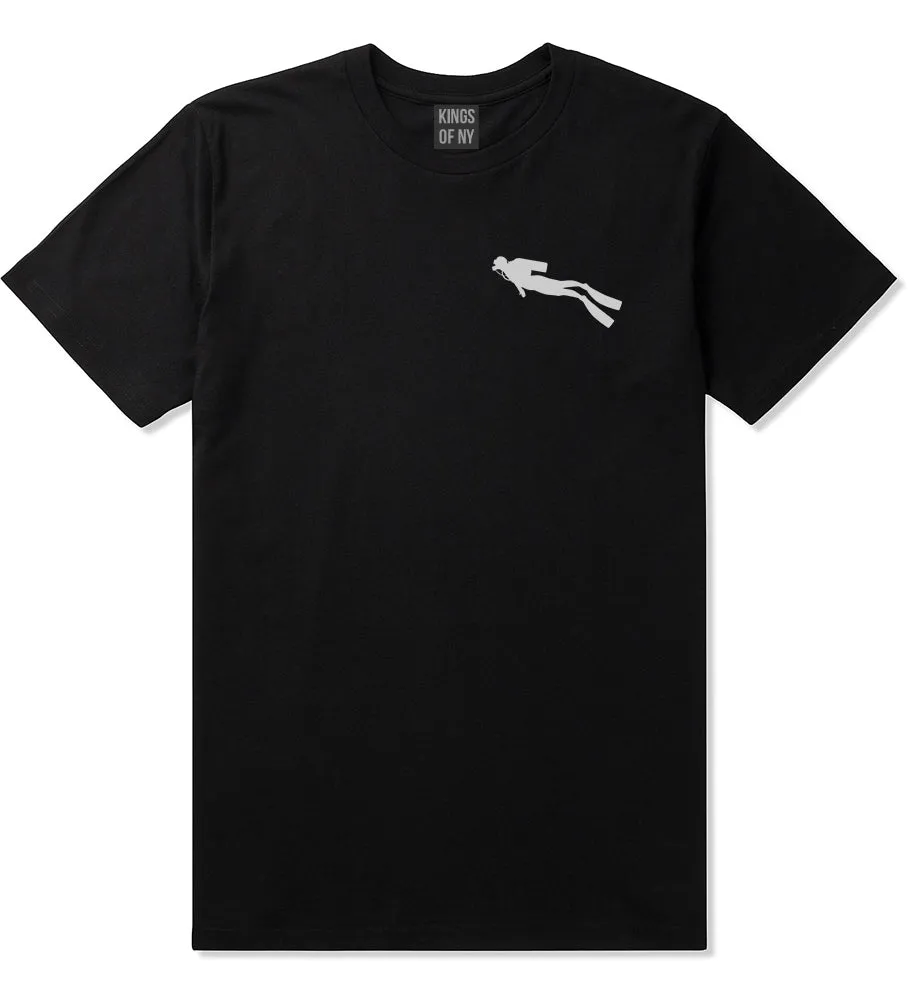 Scuba Diver Chest Mens T-Shirt