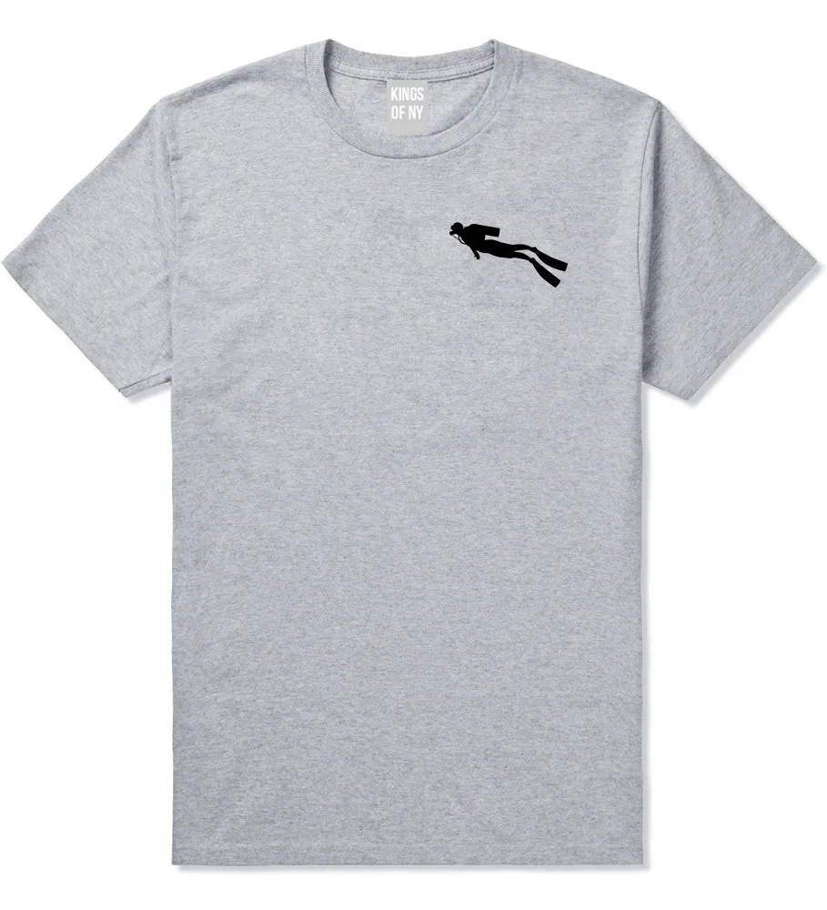 Scuba Diver Chest Mens T-Shirt