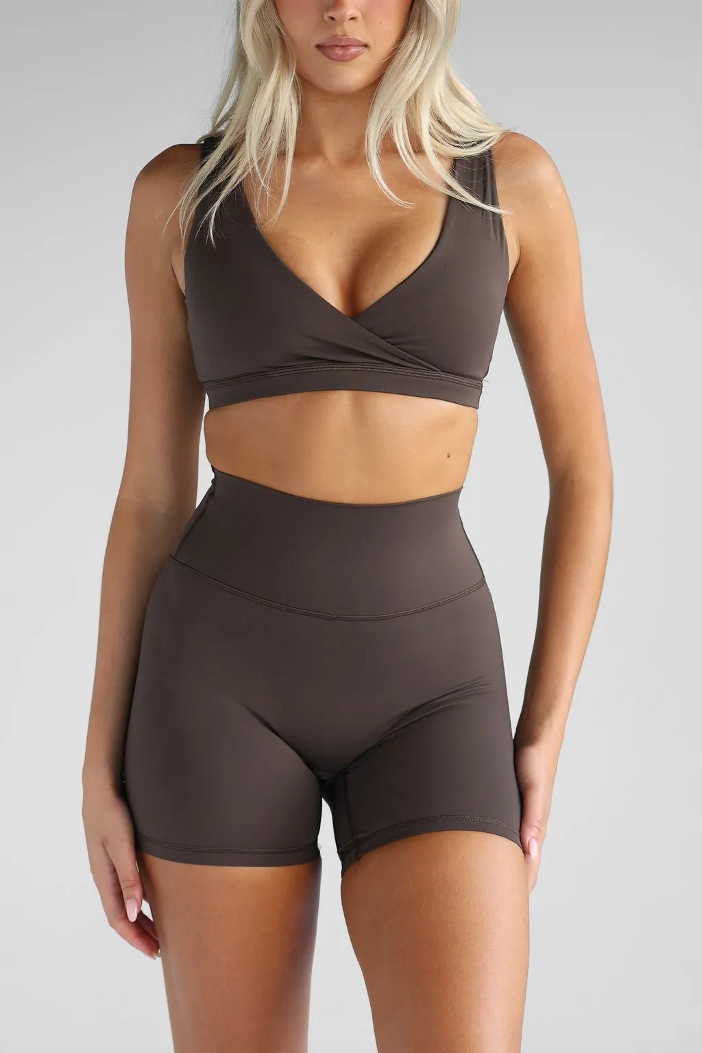 SCULPT Bike Shorts - Dark Chocolate