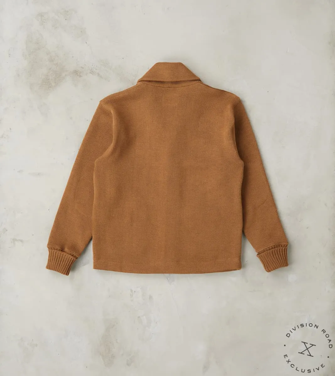 Shawl Cardigan - Dark Tan