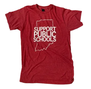 Support Public Schools  T-shirt - Indiana