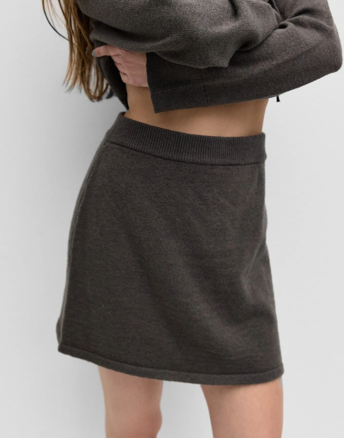 Tania Skirt in Olive Grey