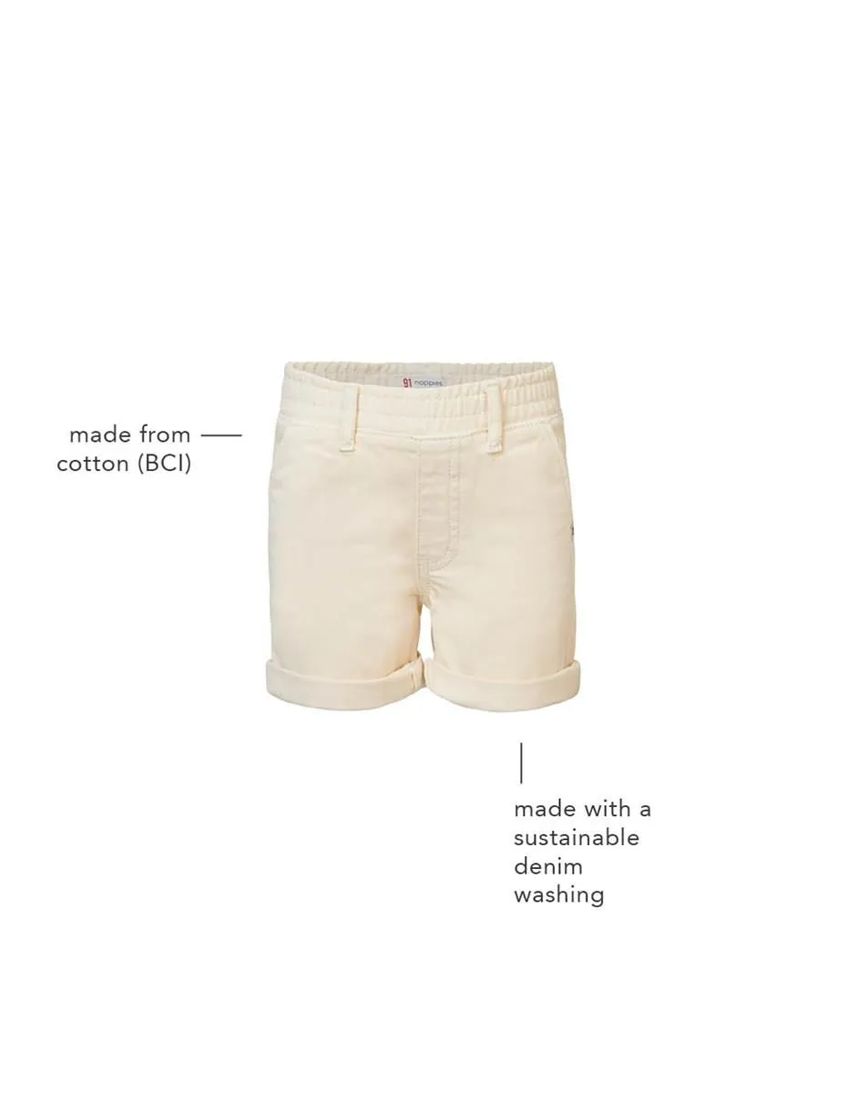 The Denison Denim Shorts - Whisper White - KIDS