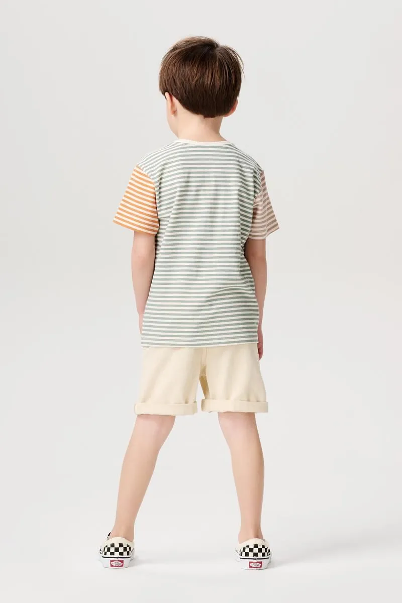 The Denison Denim Shorts - Whisper White - KIDS