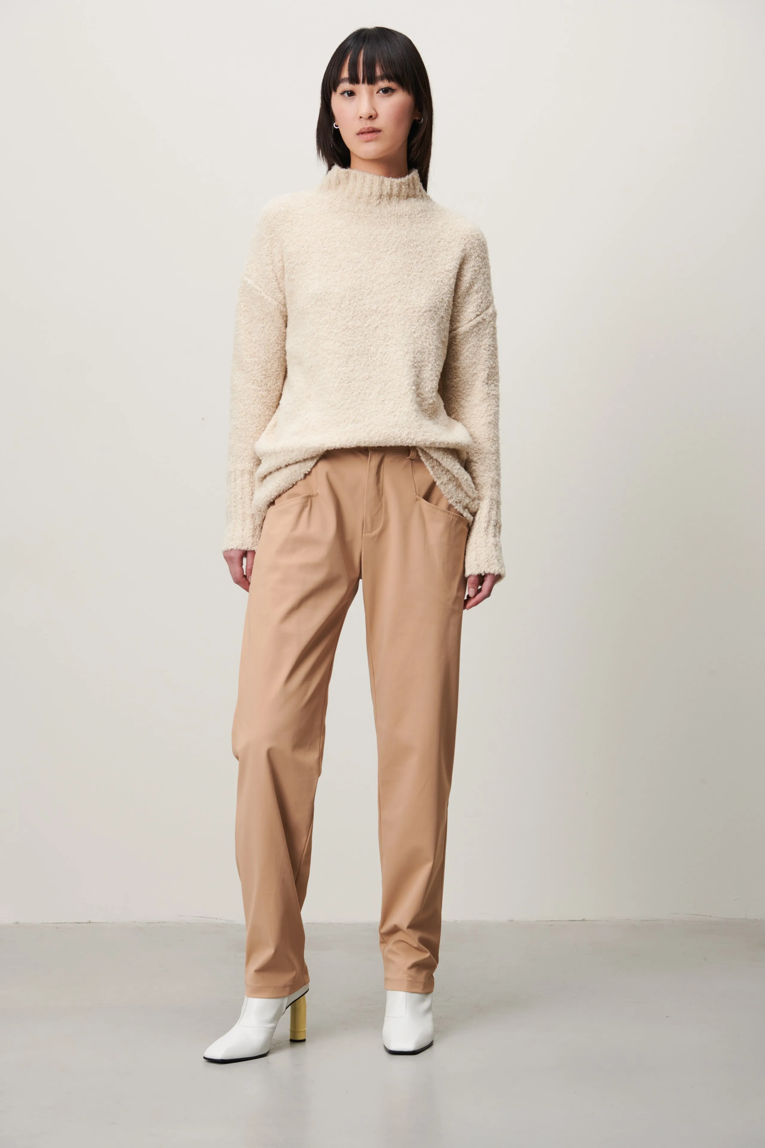 Tiny Pants Technical Jersey | Beige