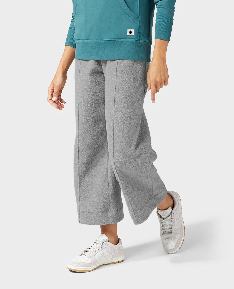 Women's Turpin Fleece Wide Crop Pant