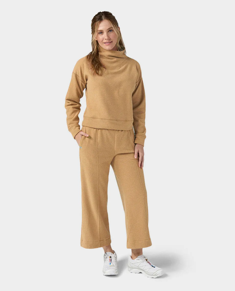 Women's Turpin Fleece Wide Crop Pant