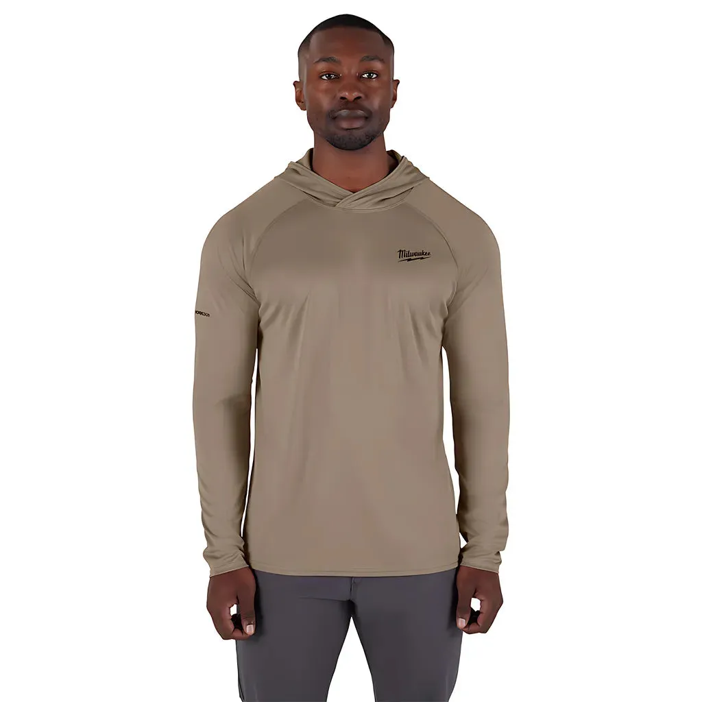 WORKSKIN™ Hooded Sun Shirt - SANDSTONE 2X