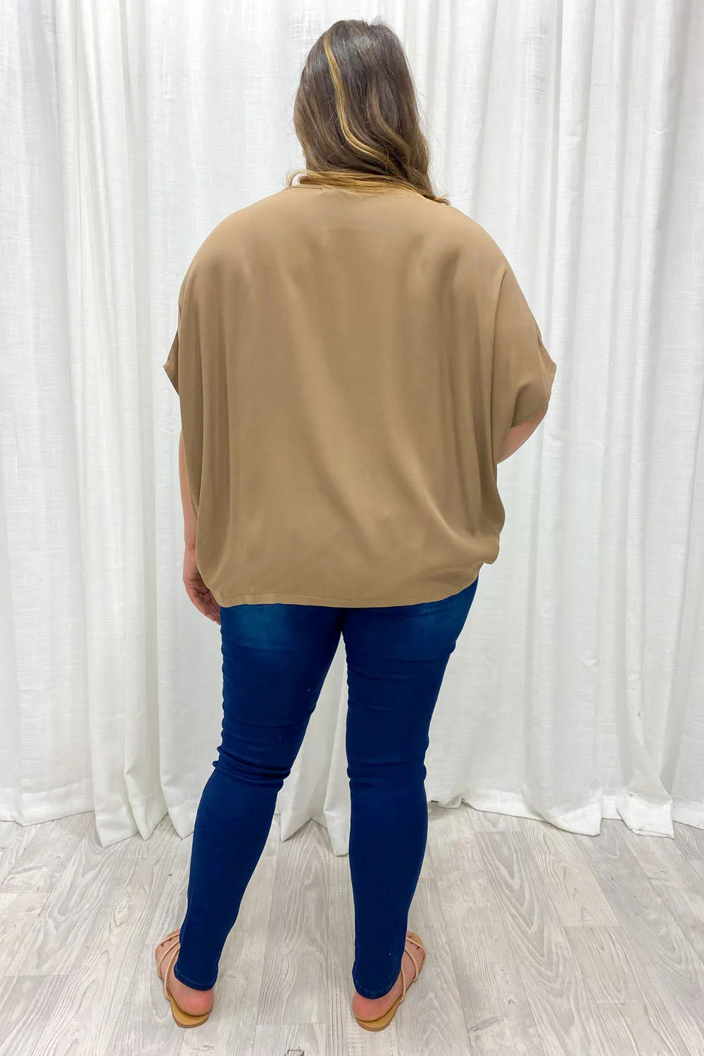 Zara Basic Drape Top