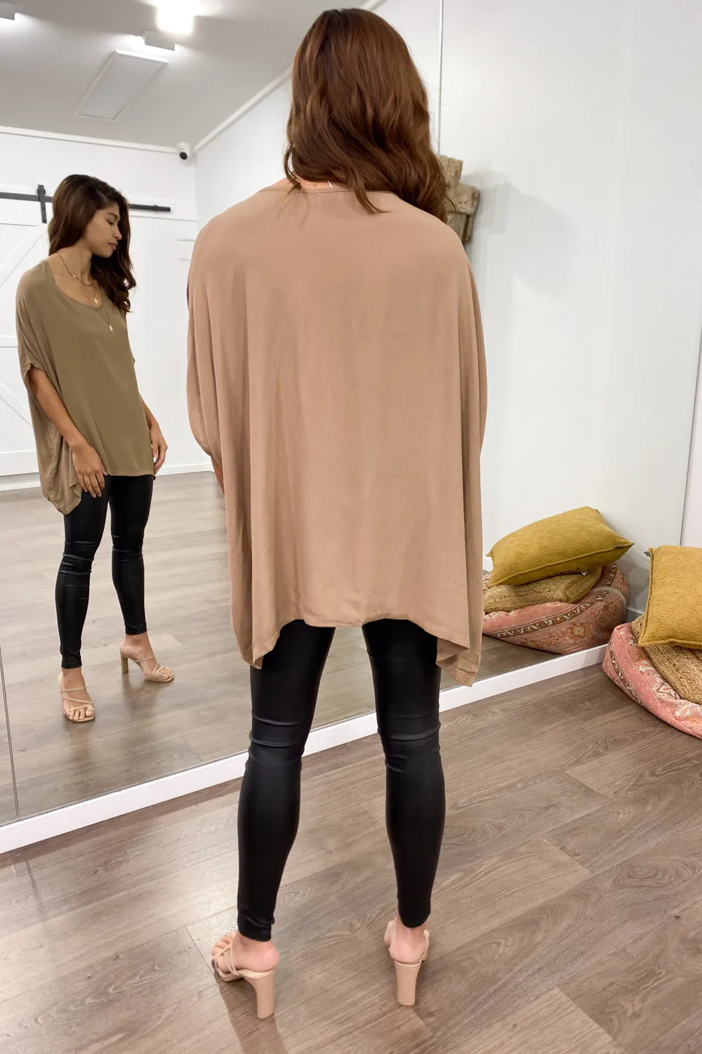 Zara Basic Drape Top