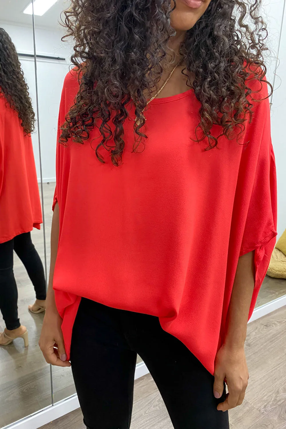 Zara Basic Drape Top