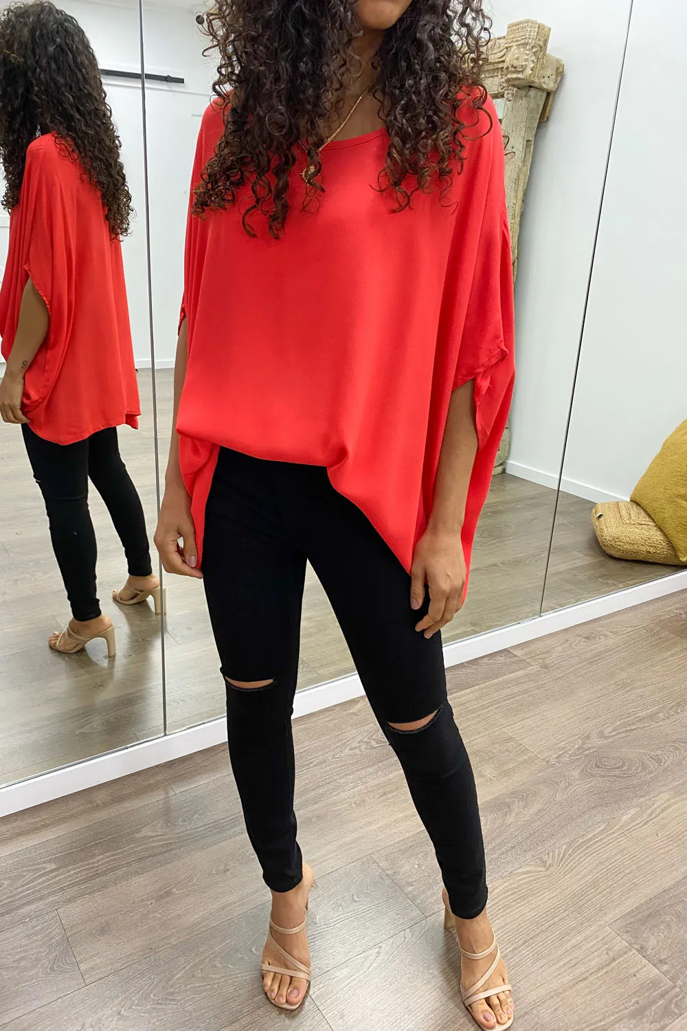 Zara Basic Drape Top