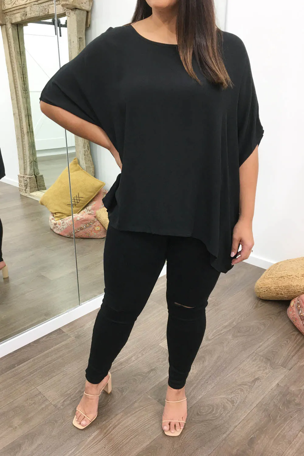 Zara Basic Drape Top