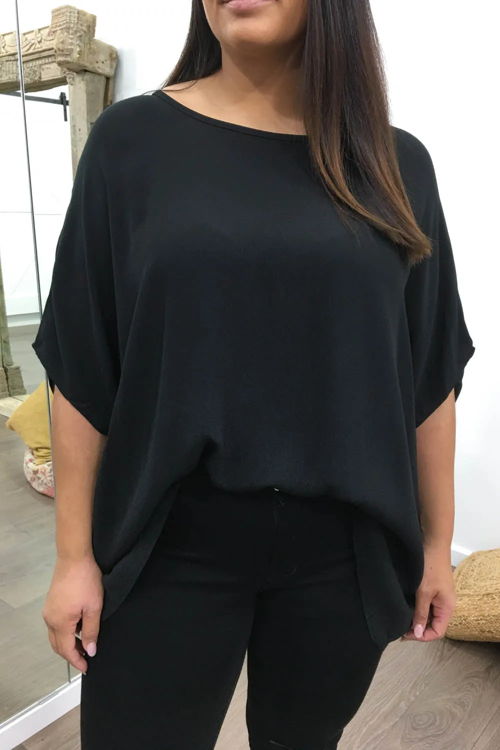 Zara Basic Drape Top