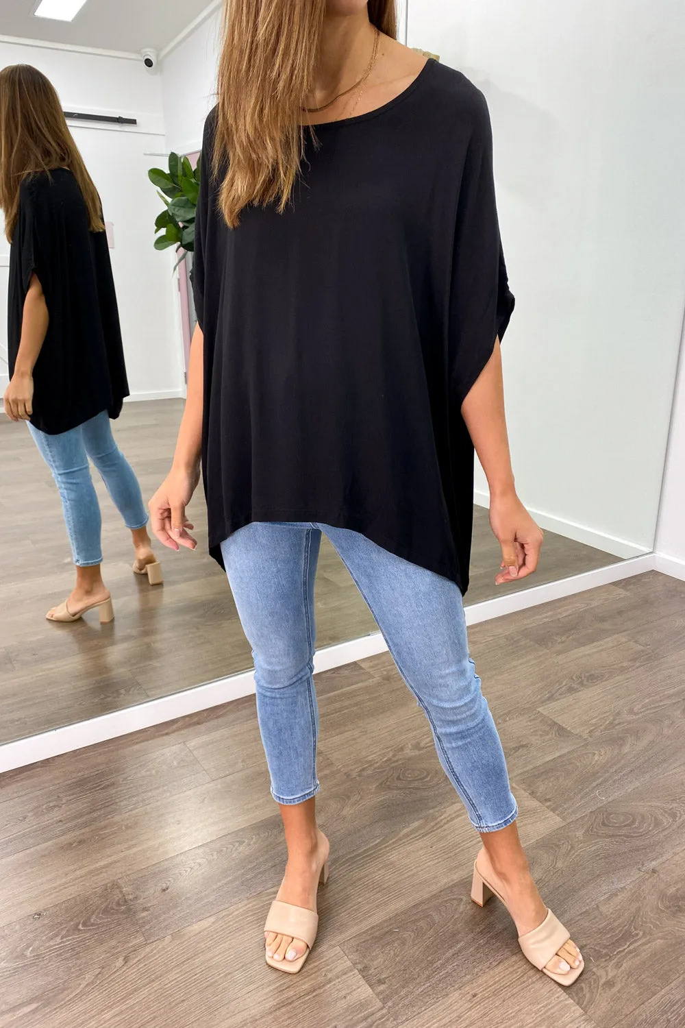 Zara Basic Drape Top