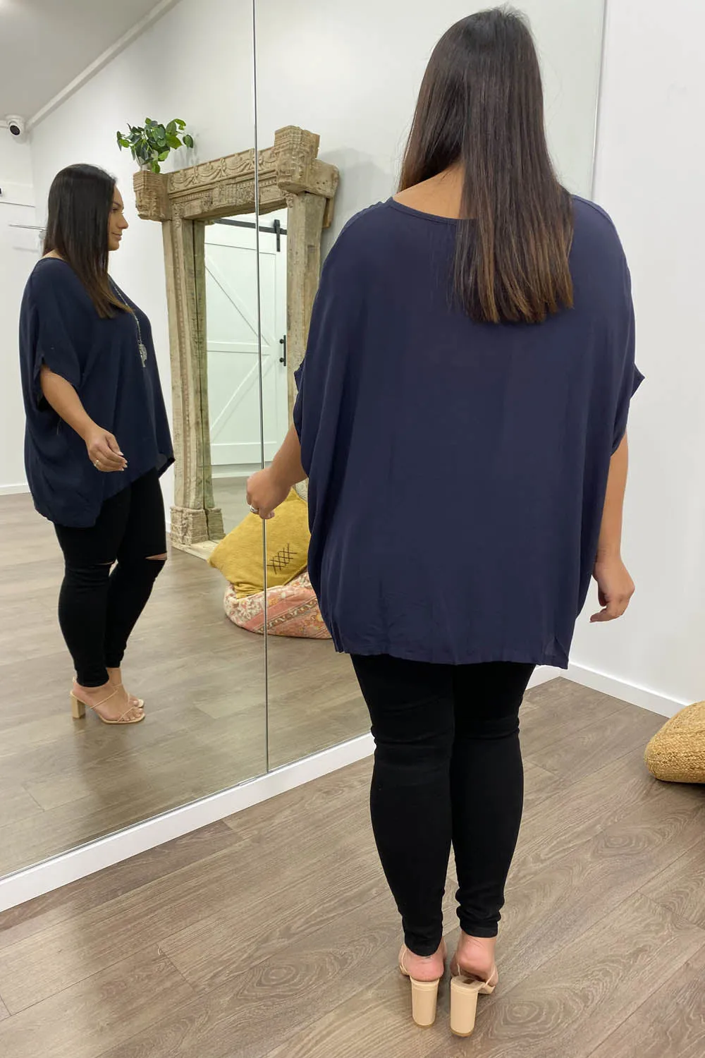 Zara Basic Drape Top