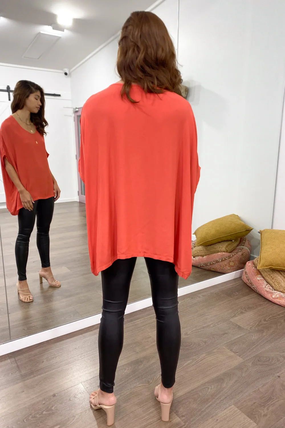 Zara Basic Drape Top