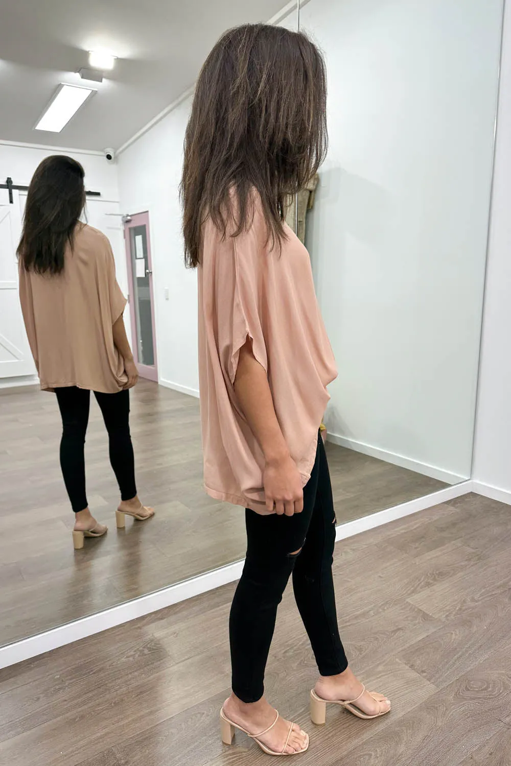 Zara Basic Drape Top