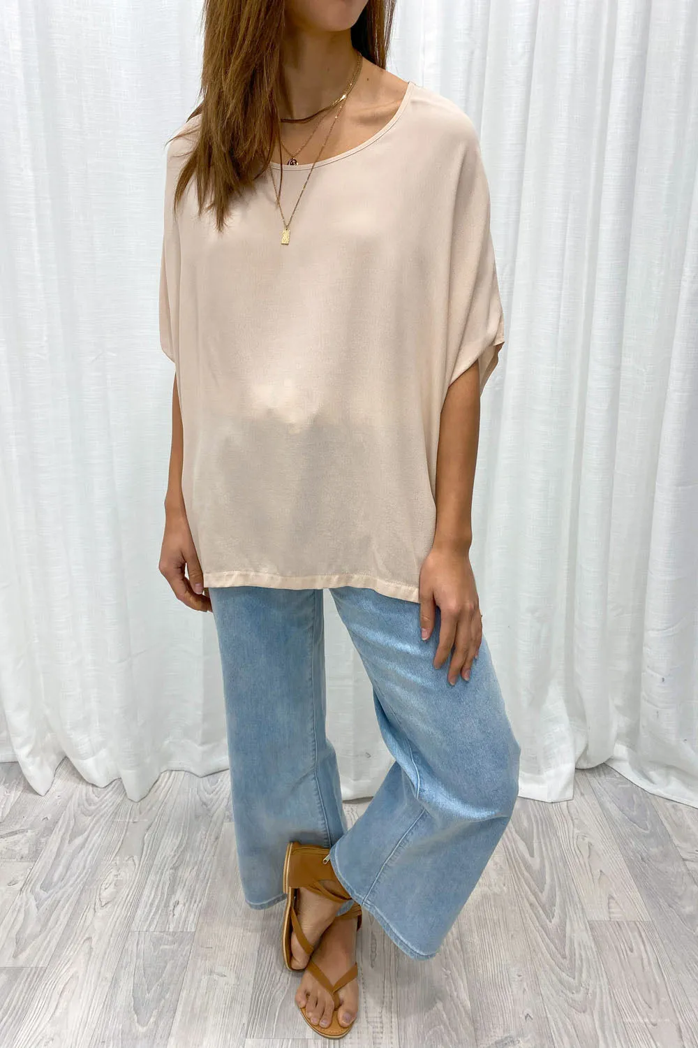 Zara Basic Drape Top