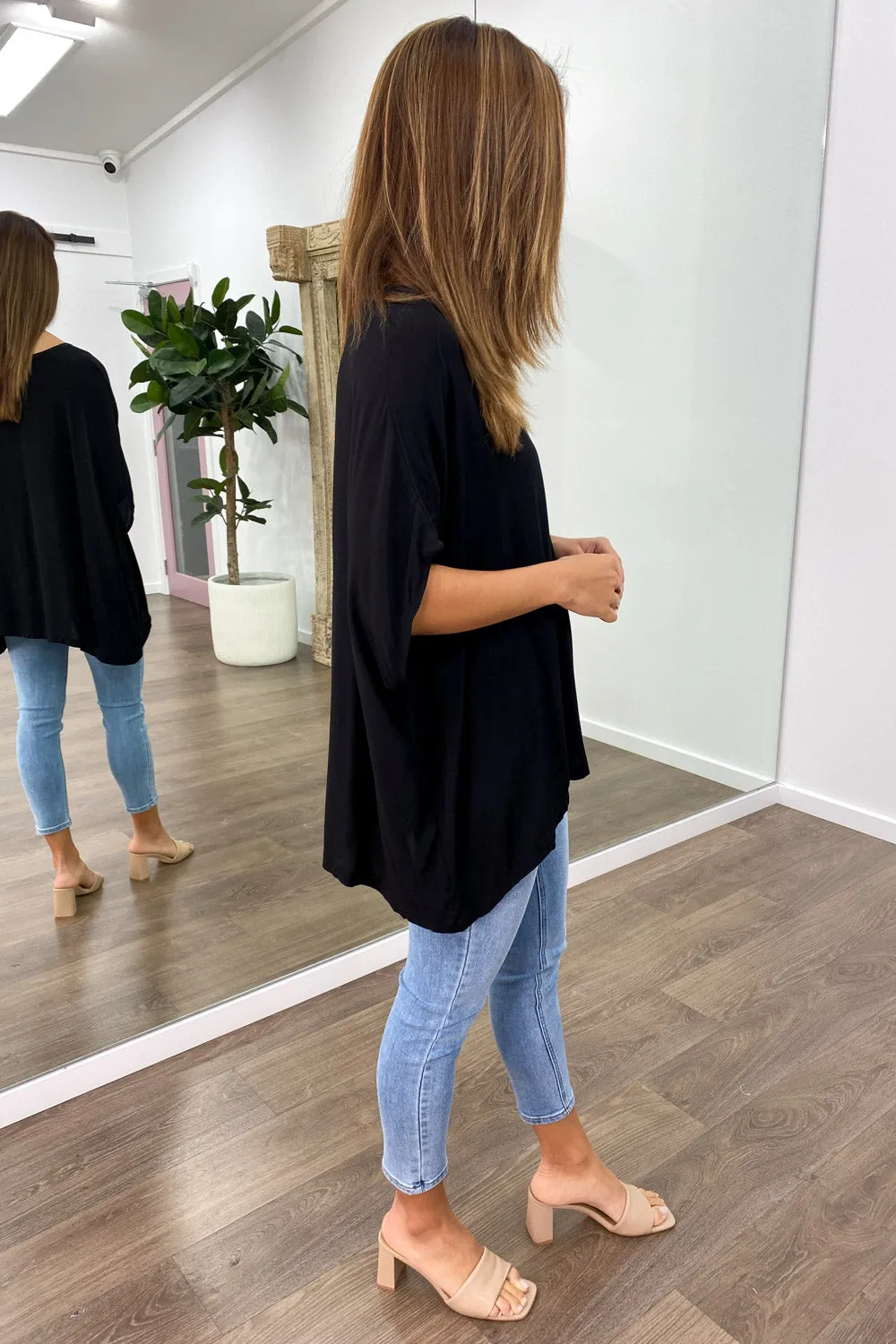 Zara Basic Drape Top