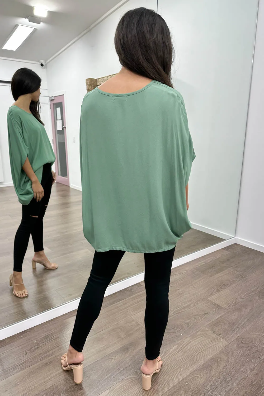 Zara Basic Drape Top